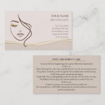 Huidverzorging & Beauty Nazorgkaart