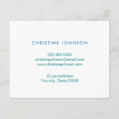 Huidverzorging en esthetiek informatiekaartje (Achterkant)