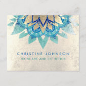 Huidverzorging en esthetiek informatiekaartje (Voorkant)