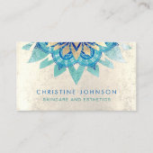 Huidverzorging en esthetiek visitekaartje (Voorkant)