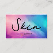 Huidverzorging en make-up estheticus visitekaartje (Achterkant)