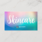 Huidverzorging Estheetiker QR Code Visitekaartje (Achterkant)