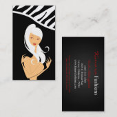 Huidverzorging Massage Spa Vector Girl Visitekaart Visitekaartje (Voorkant / Achterkant)