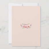 Huidverzorging Spa Meisjes Verjaardagsfeestuitnodi Kaart (Achterkant)