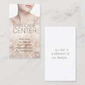 Huidverzorgingscentrum Dermatoloog Shimmering Kaar Visitekaartje (Voorkant / Achterkant)