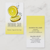 Huidverzorgingsconsultant Beautician visitekaartje (Voorkant / Achterkant)