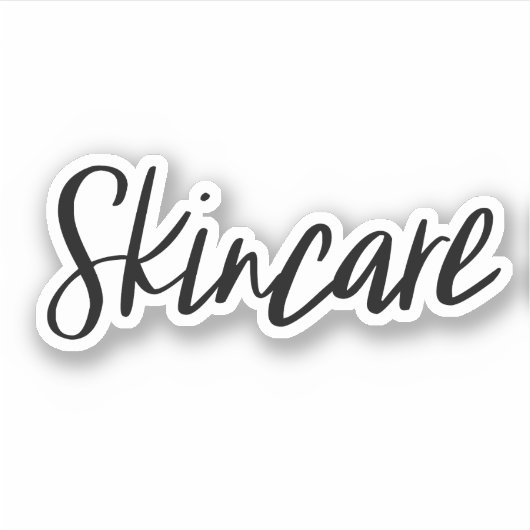 Huidverzorgingsopslag Sticker (Voorkant)