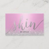 Huidverzorgingssalon Spa Esthetisch Modern Roze Zi Visitekaartje (Voorkant)