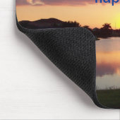 Huil niet omdat het voorbij is, glimlach.. mousepa muismat (Hoek)