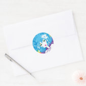 huilbaby-Stickers Ronde Sticker (Envelop)