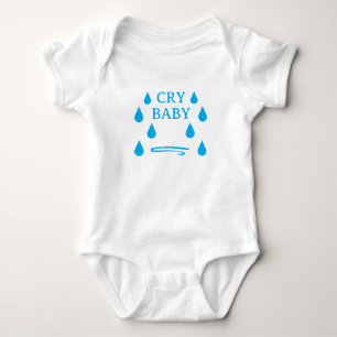 Huilebaby zachte body met traandruppels romper