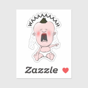 Huilen Baby Pointing Finger Sticker