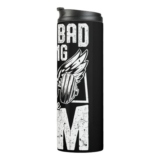 Huilen bij de Gym Graphic Thermosbeker (Geroteerd rechts)