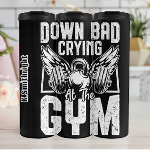 Huilen bij de Gym Graphic Thermosbeker