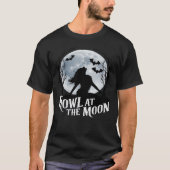 Huilen bij de Moon Halloween T-shirt (Voorkant)