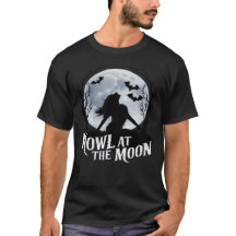 Huilen bij de Moon Halloween T-shirt