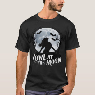 Huilen bij de Moon Halloween T-shirt