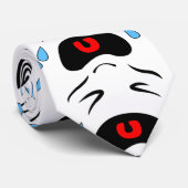 huilen emoji stropdas (Opgerold)