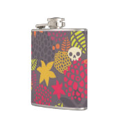 Huilen en bloemen. heupfles (Links)