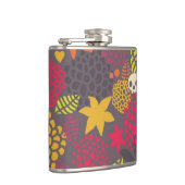 Huilen en bloemen. heupfles (Rechts)