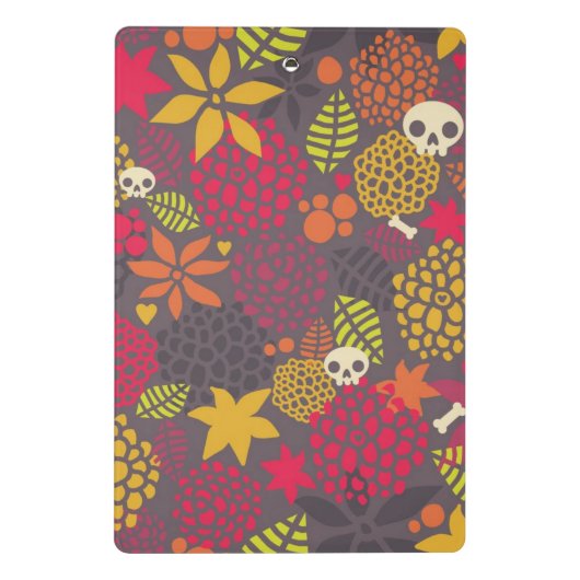 Huilen en bloemen. mini klembord (Achterkant)