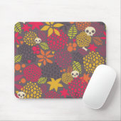 Huilen en bloemen. muismat (Met muis)