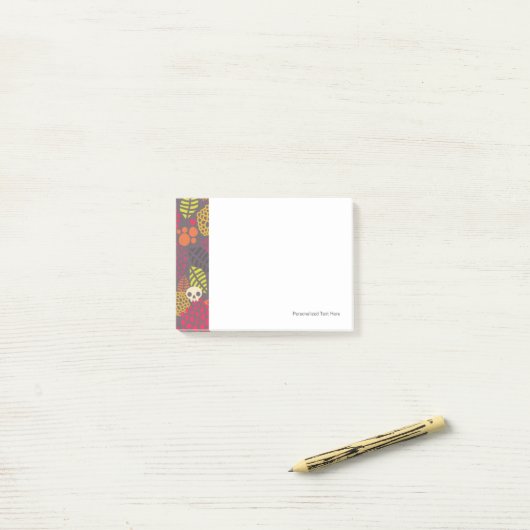 Huilen en bloemen. post-it® notes (Op bureau)