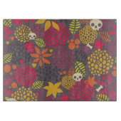 Huilen en bloemen. snijplank (Voorkant)