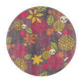 Huilen en bloemen. snijplank (Voorkant)