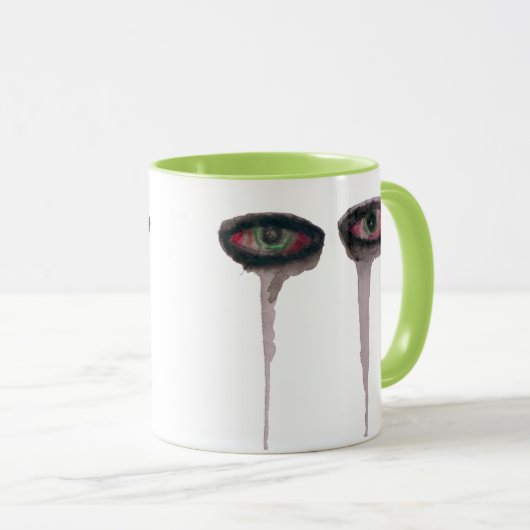 Huilen, geen zwakte mok (Voorkant rechts)