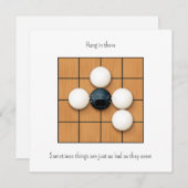 Huilen Goishi in Atari Custom White Note Kaart (Voorkant / Achterkant)