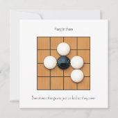 Huilen Goishi in Atari Custom White Note Kaart (Voorkant)