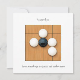 Huilen Goishi in Atari Custom White Note Kaart