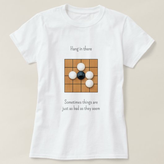 Huilen Goishi in Atari Grappig Go T-shirt (Design voorkant)