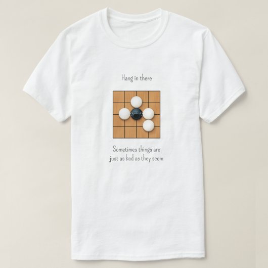 Huilen Goishi in Atari Grappig Go T-shirt (Design voorkant)