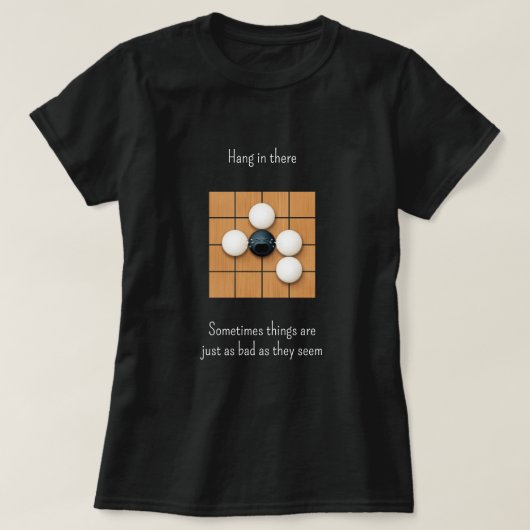 Huilen Goishi in Atari Grappig Go T-shirt (Design voorkant)