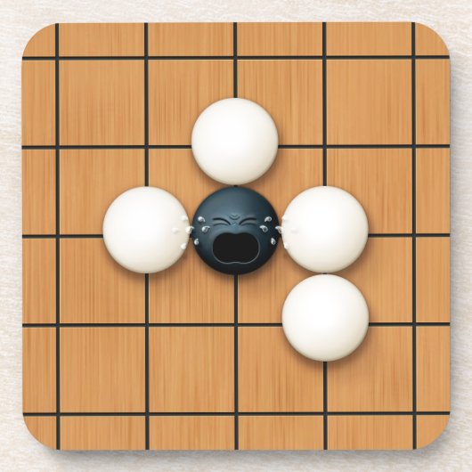 Huilen Goishi in Atari Grappige Igo Bier Onderzetter (Voorkant)