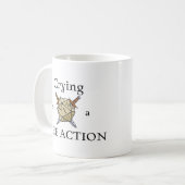 Huilen is een gratis actie Mok voor Dungeon Master (Voorkant links)