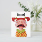 Huilen MeisjeW Briefkaart (Staand voorkant)