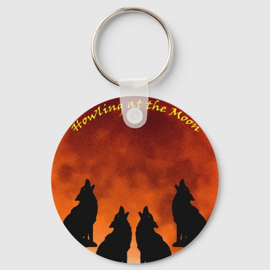 Huilen naar de Maan Sleutelhanger (Voorkant)