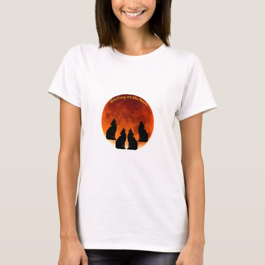 Huilen naar de Maan. T-shirt (Voorkant)