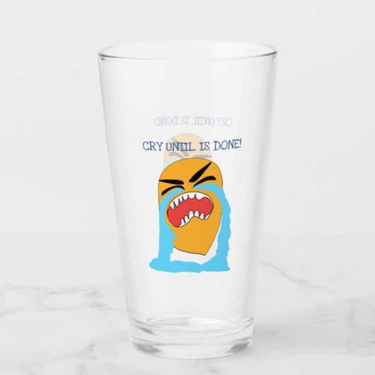 huilen tot het klaar is glas (Voorkant)