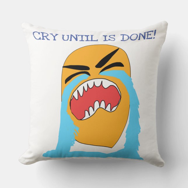 huilen tot het klaar is kussen (Voorkant)