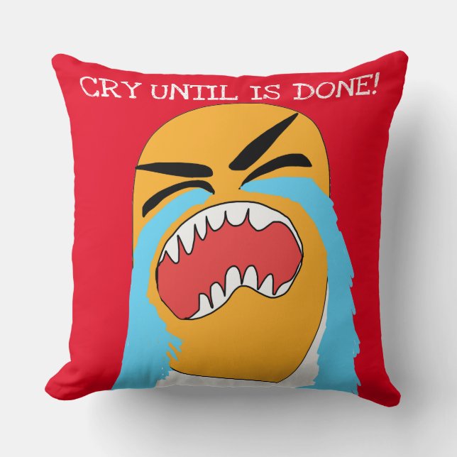 huilen tot het klaar is kussen (Voorkant)