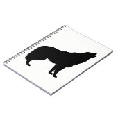 Huilen Wolf Silhouet Notitieboek (Linkerzijde)