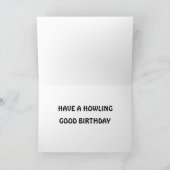 HUILEND GELUKKIGE VERJAARDAG KAART (Binnen)