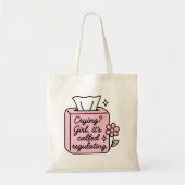 Huilend Meisje Het Heet Reguleren | Grappige Geest Tote Bag (Voorkant)