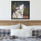 Huilend Profiel Canvas Afdruk (Insitu (Slaapkamer))