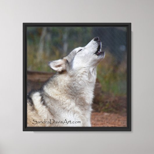 Huilend Profiel Canvas Afdruk (Voorkant)
