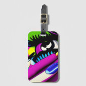 Huilend voor je Phycodelic Bagagelabel (Voorkant (verticaal))